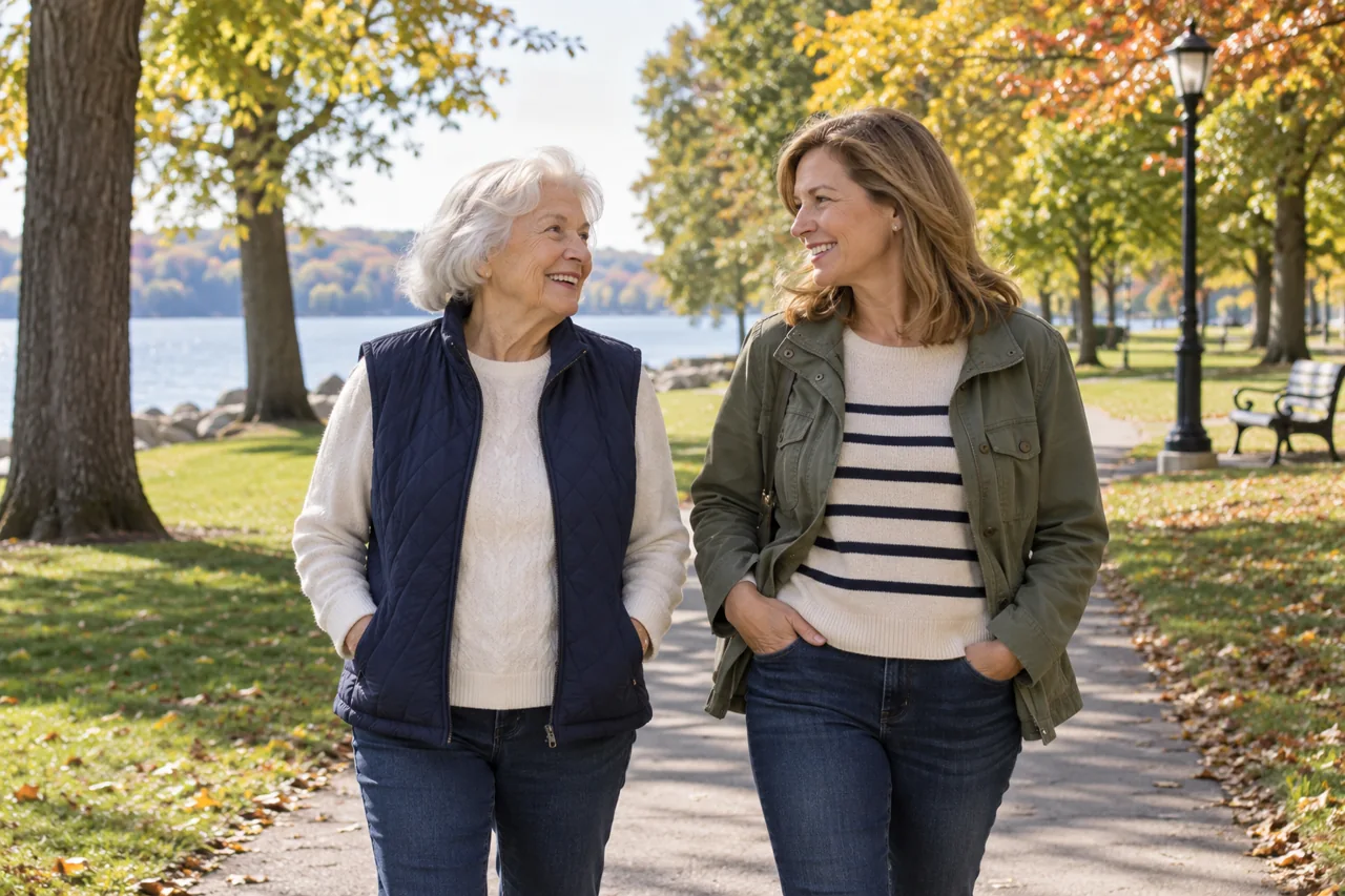 A family caregiver taking a quiet break while support is arranged